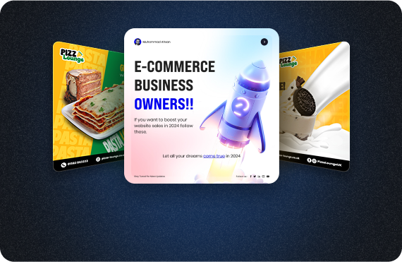 Img of Social media posts made by Stackaura